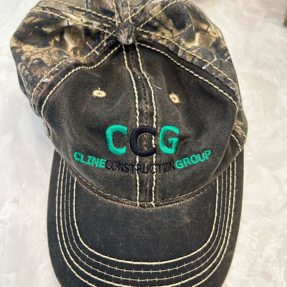 CCG Camouflage Baseball Cap, Vintage Construction Cap, One Size Fits All - Picture 11 of 11